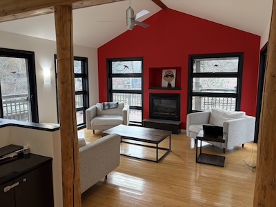 Upstairs living room